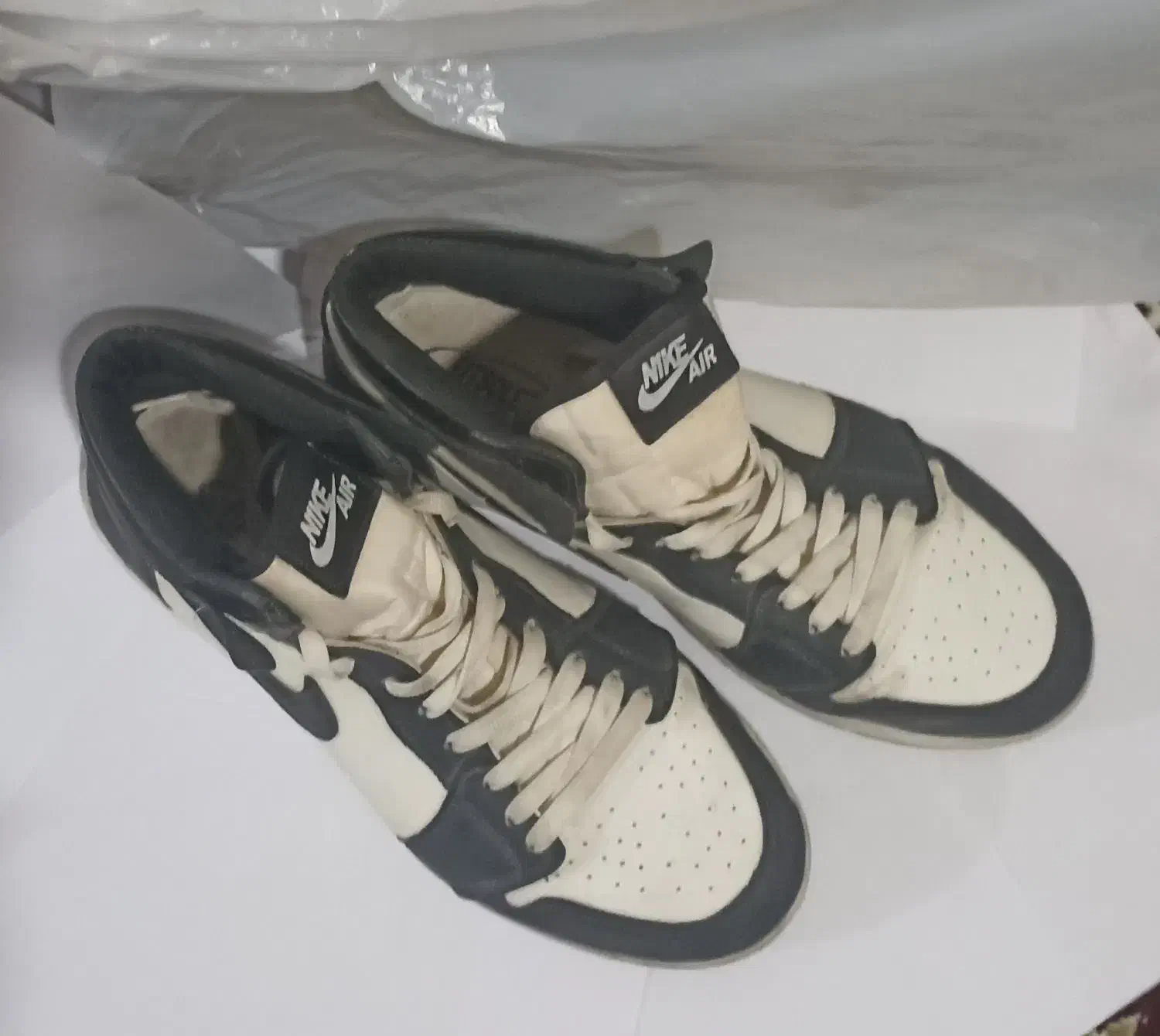 کتونی نیم بوت نو نایک جوردن سایز ۴۴/۴۵|کیف، کفش، کمربند|خرم‌آباد, |دیوار