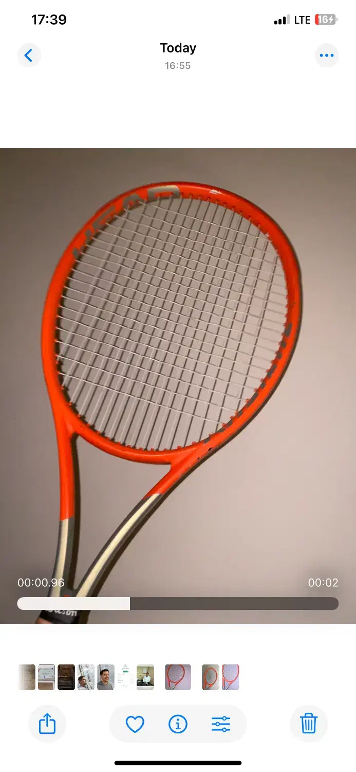 راکت تنبس head  مردانه گریپ ویلسون|ورزش‌های توپی|ساری, |دیوار