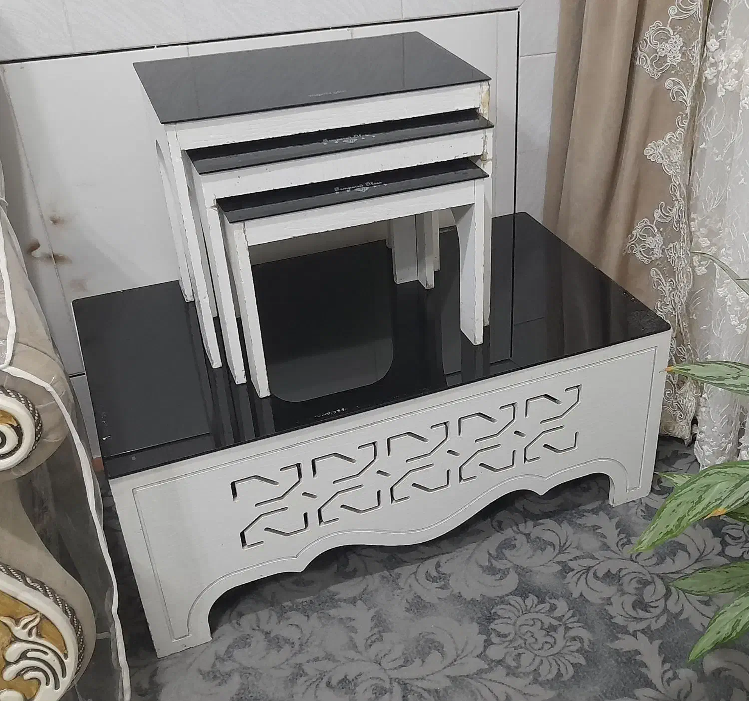 4 عدد میز عسلی  در نو|مبلمان خانگی و میز عسلی|الیگودرز, |دیوار