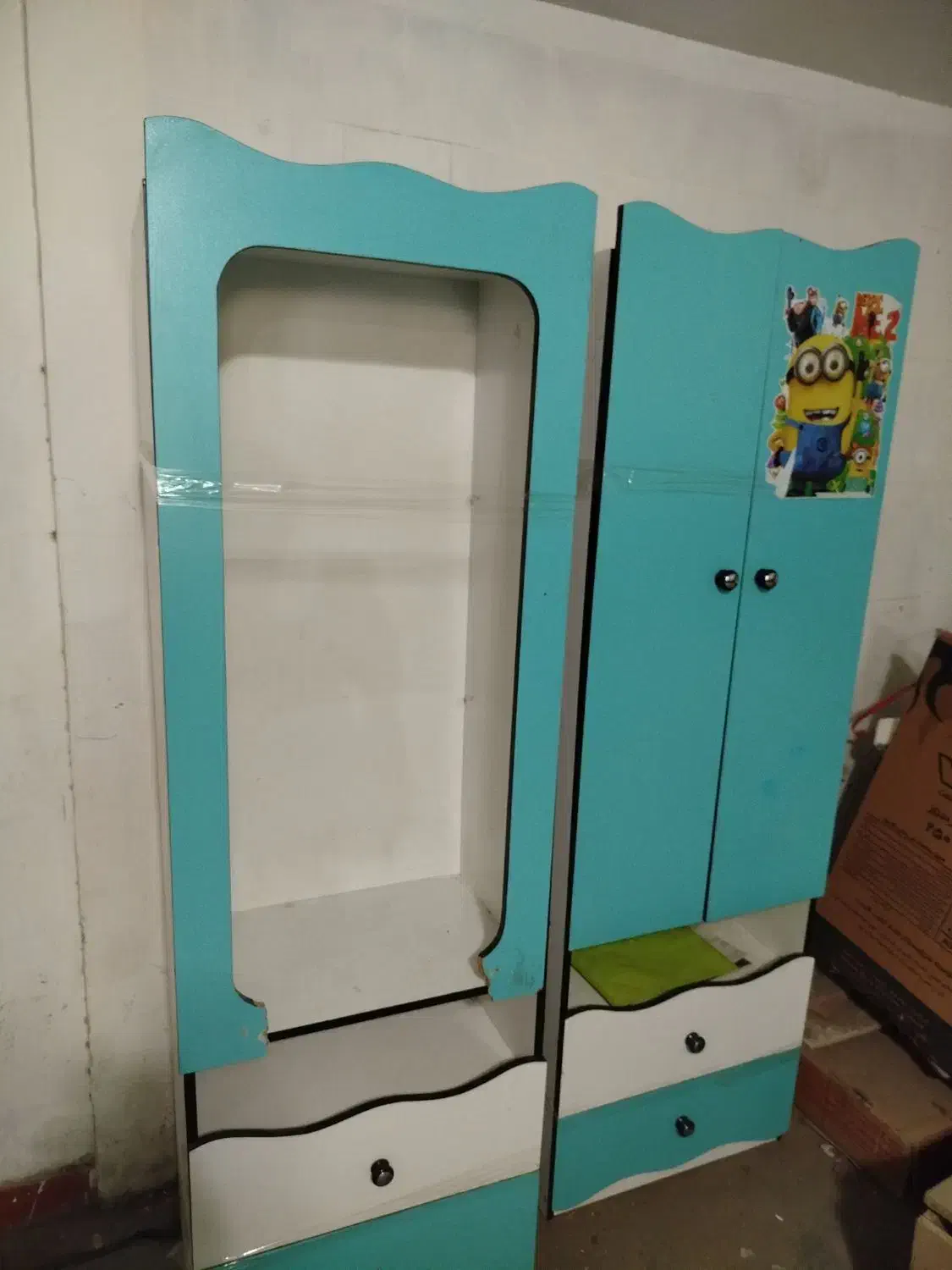 کمد کودک|جاکفشی، کمد، دراور|قم, باجک سه|دیوار