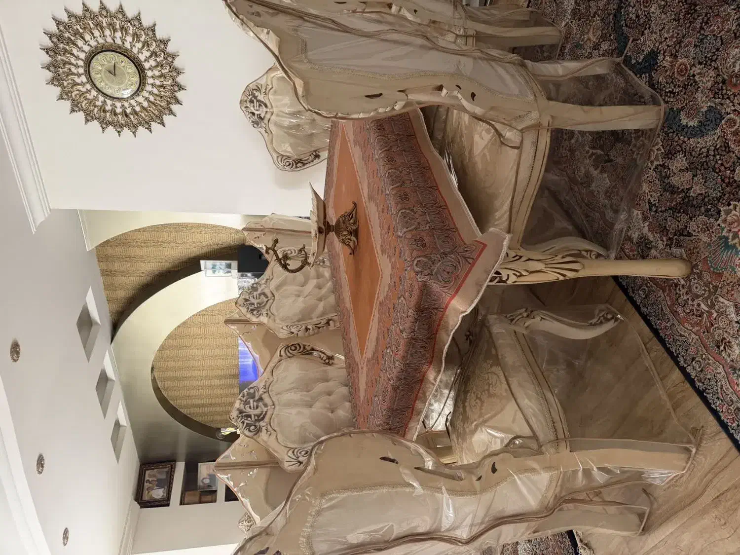 میز ناهارخوری ۶ نفره|میز و صندلی غذاخوری|قائمشهر, |دیوار