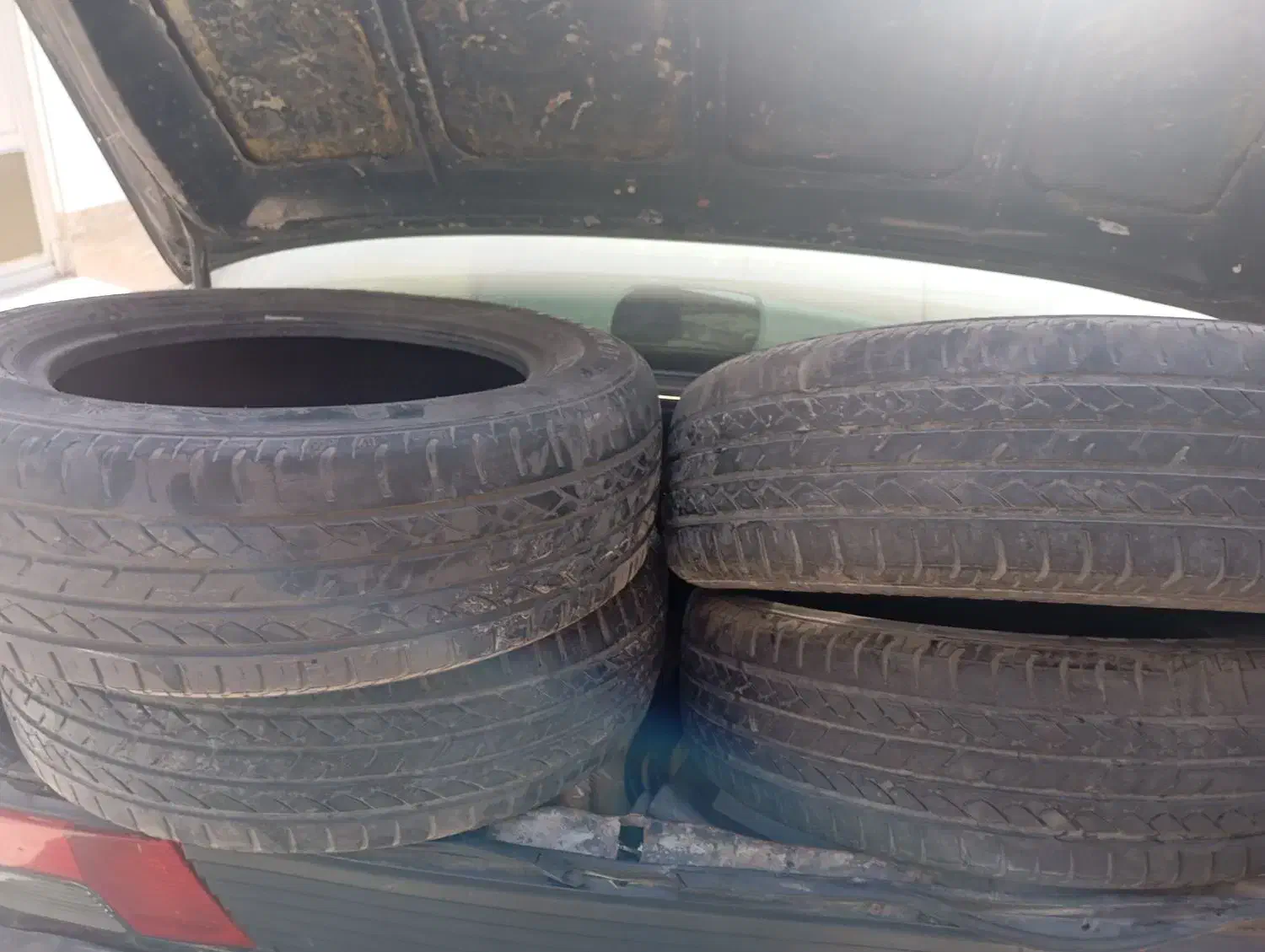 4 حلقه لاستیک بارز بفروش میرسد|قطعات یدکی و لوازم جانبی|خمینی‌شهر, |دیوار