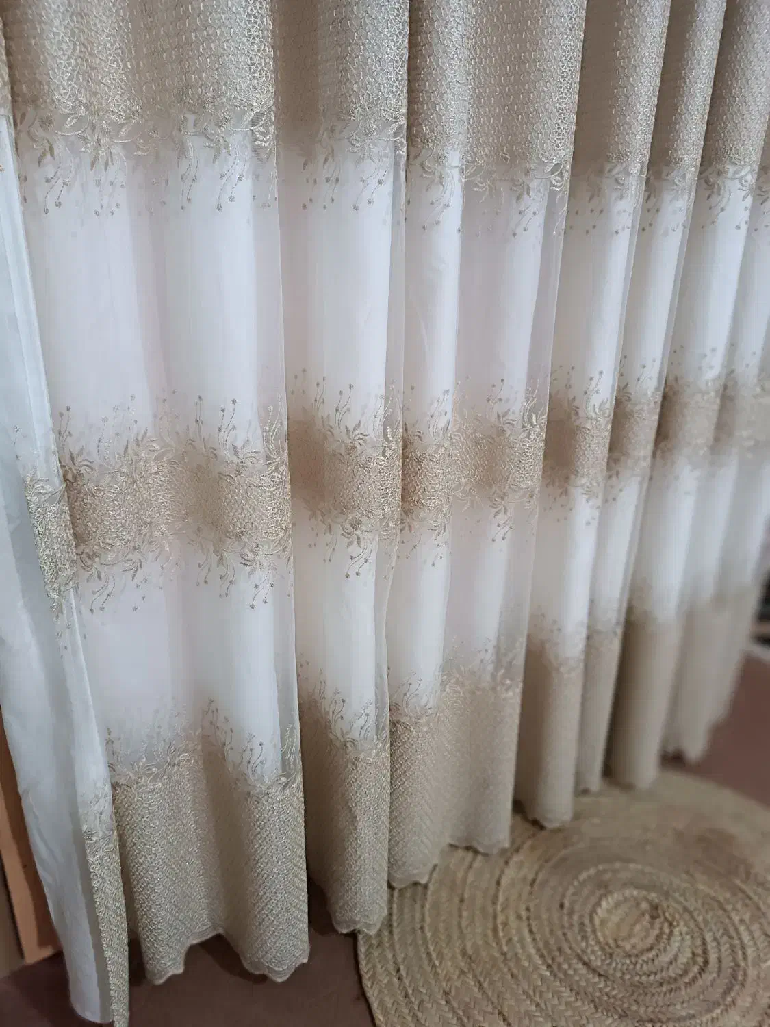 پرده حریر پانچ|پرده، رانر، رومیزی|زابل, |دیوار