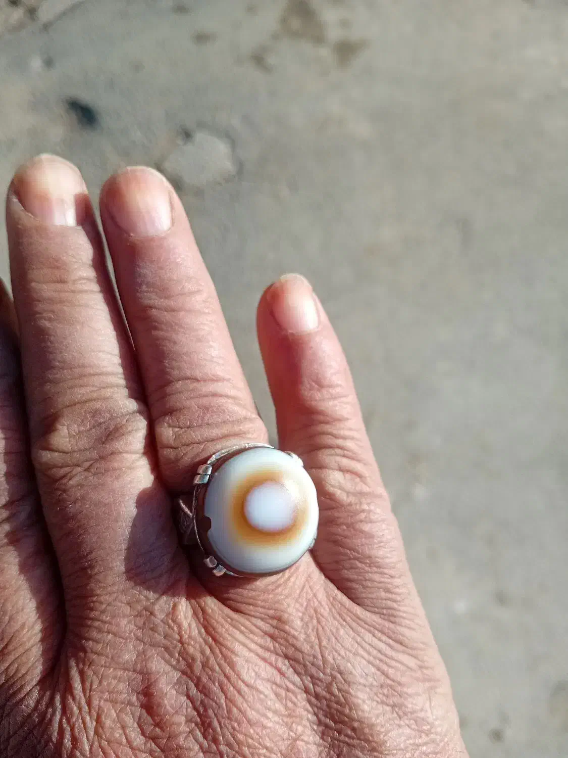 انگشتر قدیمی سنگ اوپال ،سنگ مخصوص مهرماهی ها|کلکسیون اشیاء عتیقه|اسدآباد, |دیوار