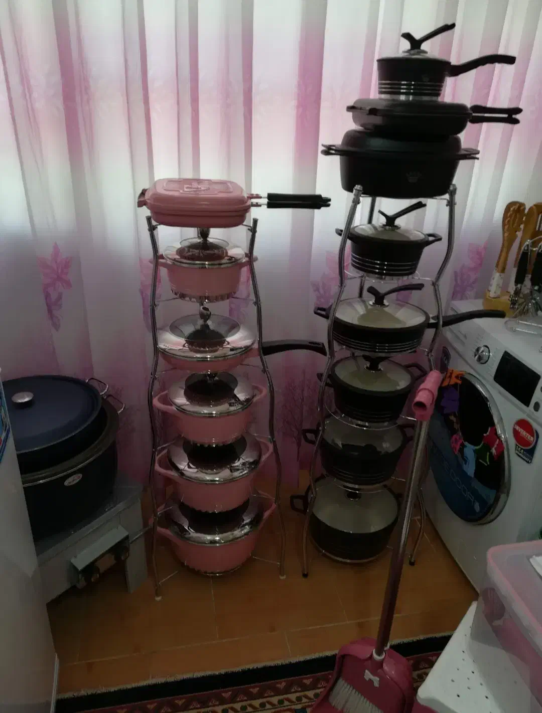 پرده حریر|پرده، رانر، رومیزی|مشهد, کوی المهدی|دیوار