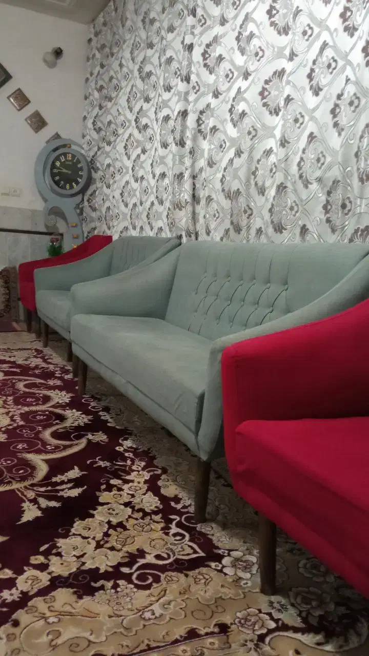 مبلمان ۷نفره|مبلمان خانگی و میز عسلی|نهبندان, |دیوار