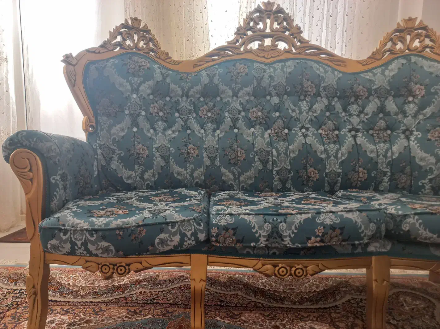 با قیمت مناسب مبل استیل و میز ناهار خوری تمیز بخر|مبلمان خانگی و میز عسلی|کهک, |دیوار