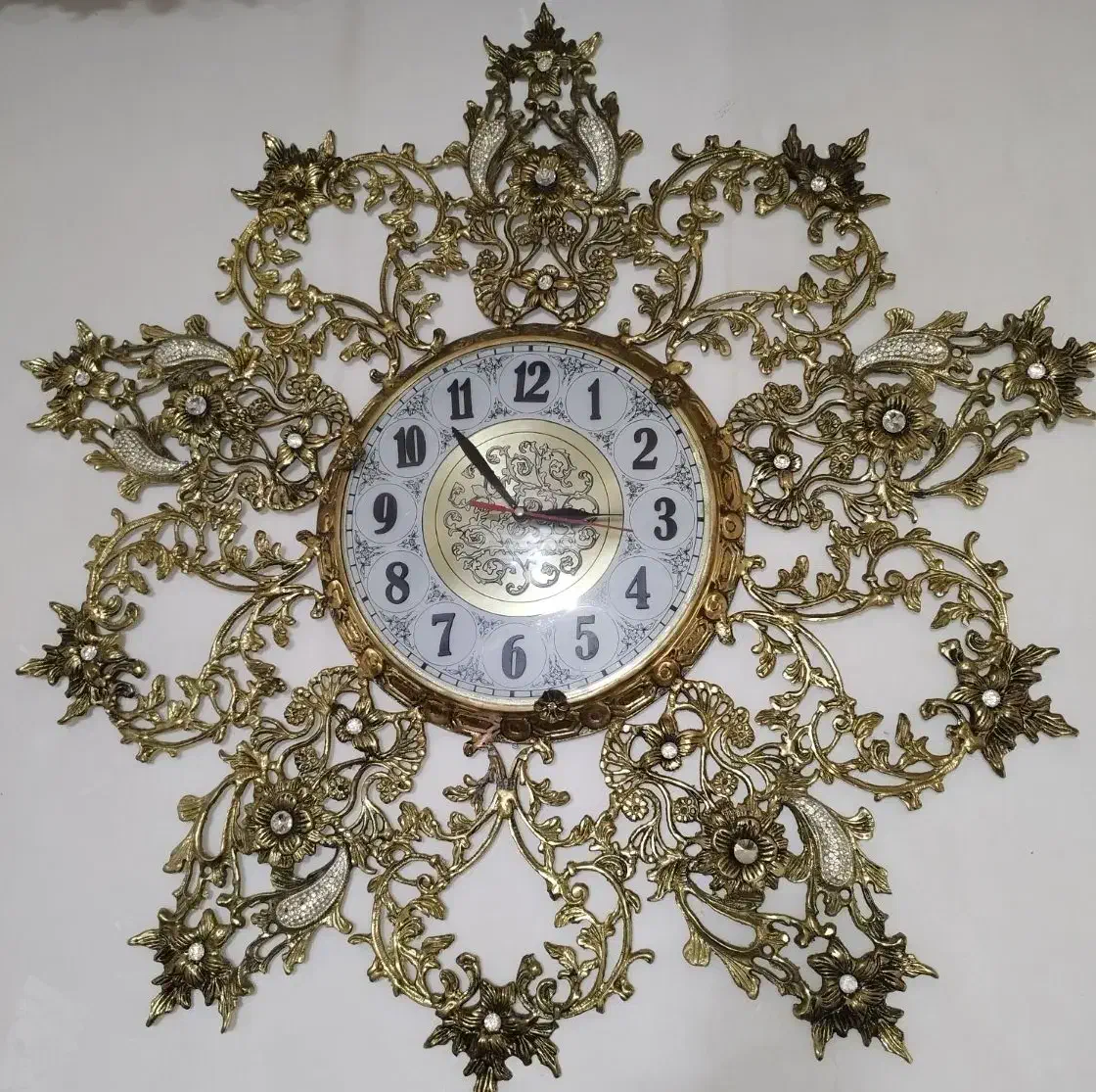 ساعت برنجی نو|ساعت دیواری و تزئینی|قزوین, |دیوار