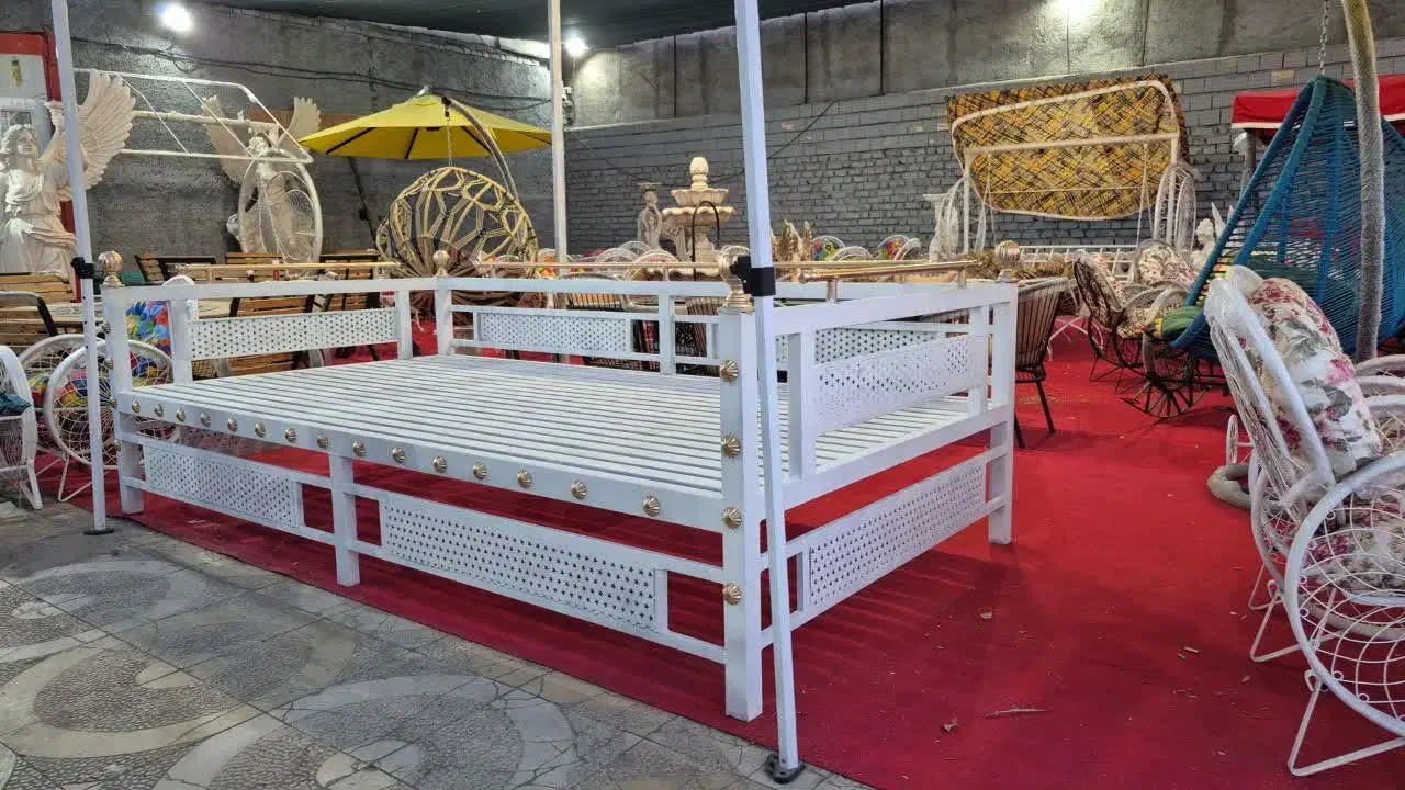 تخت سنتی صنعتی تمام فلز|صندلی و نیمکت|زنجان, |دیوار