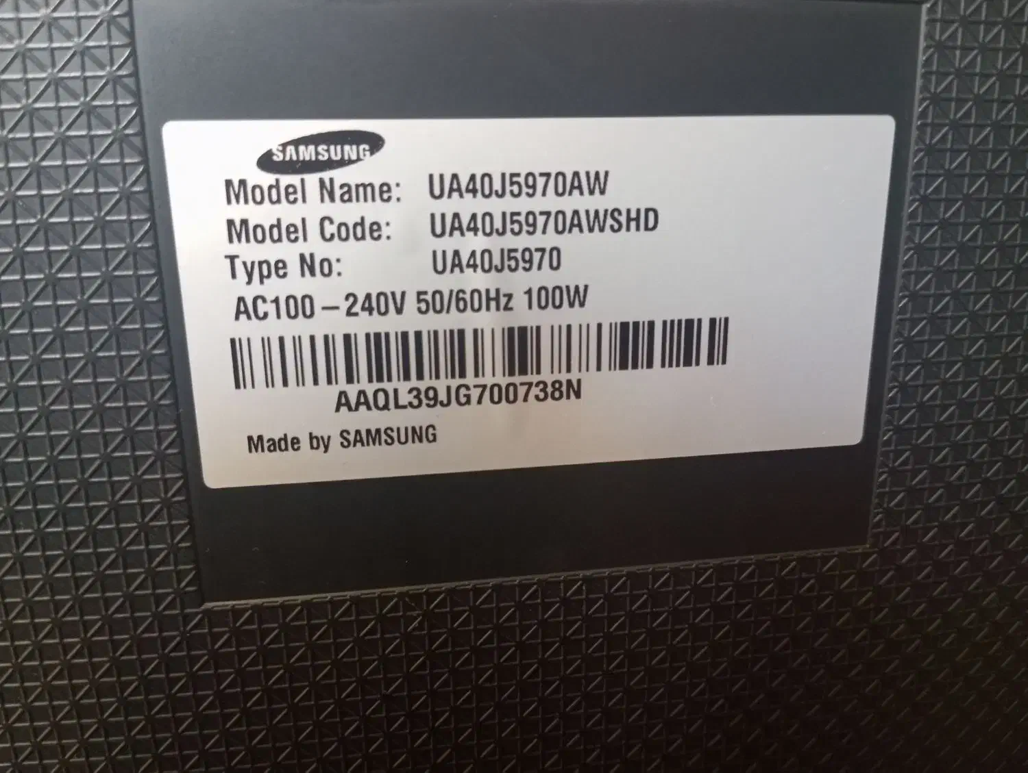 تلویزیون سامسونگ 40اینچ|تلویزیون و پروژکتور|اهواز, کمپلو شمالی|دیوار