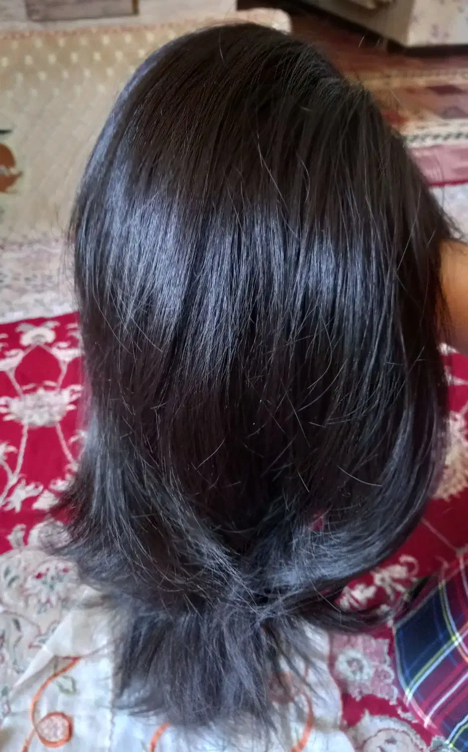 کلاه گیس با موی مصنوعی مشکی|آرایشی، بهداشتی، درمانی|دزفول, |دیوار