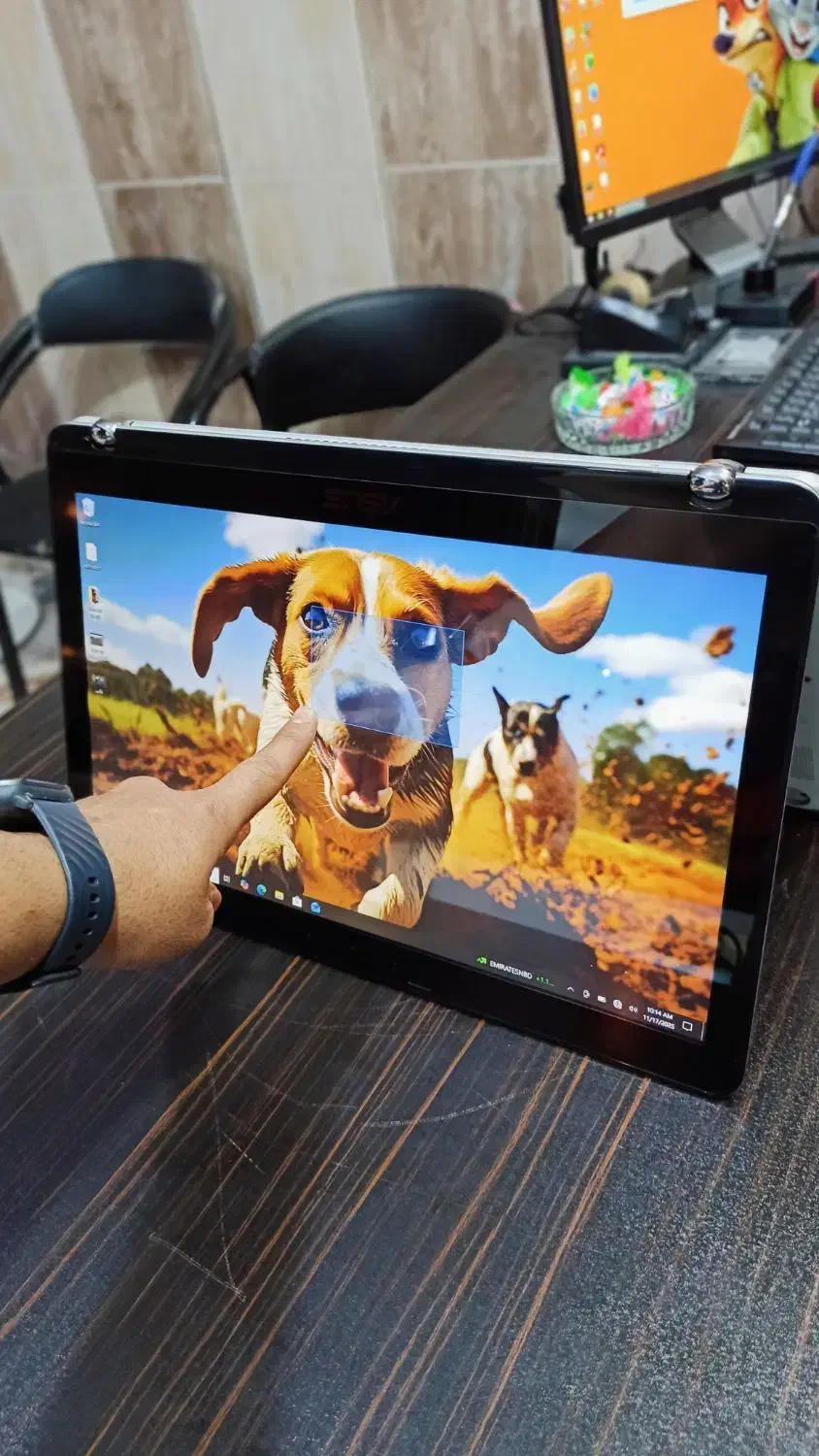 لپتاپ لمسی چرخشی باتری آکبند دوهارده ایسوس Q504ua|رایانه همراه|اهواز, پردیس دو|دیوار