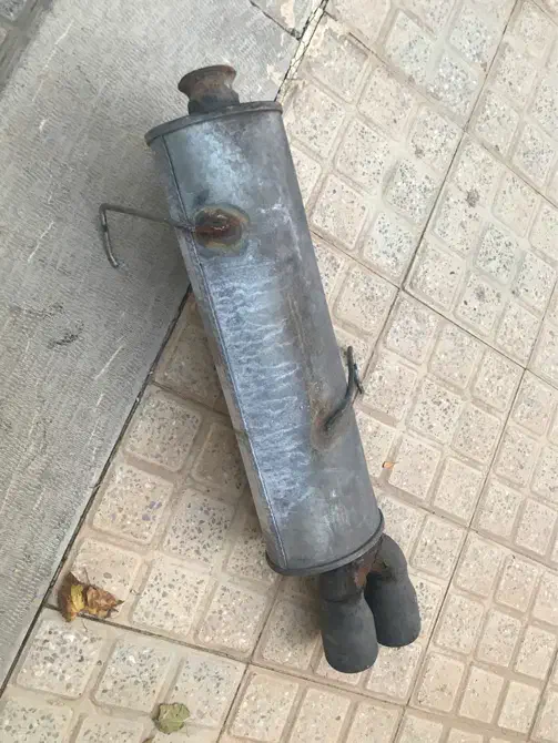 منبع اگزوز فابریک/آماده نصب/همراه سر اگزوز دولول|قطعات یدکی و لوازم جانبی|شاهین‌شهر, شهرک میلاد|دیوار