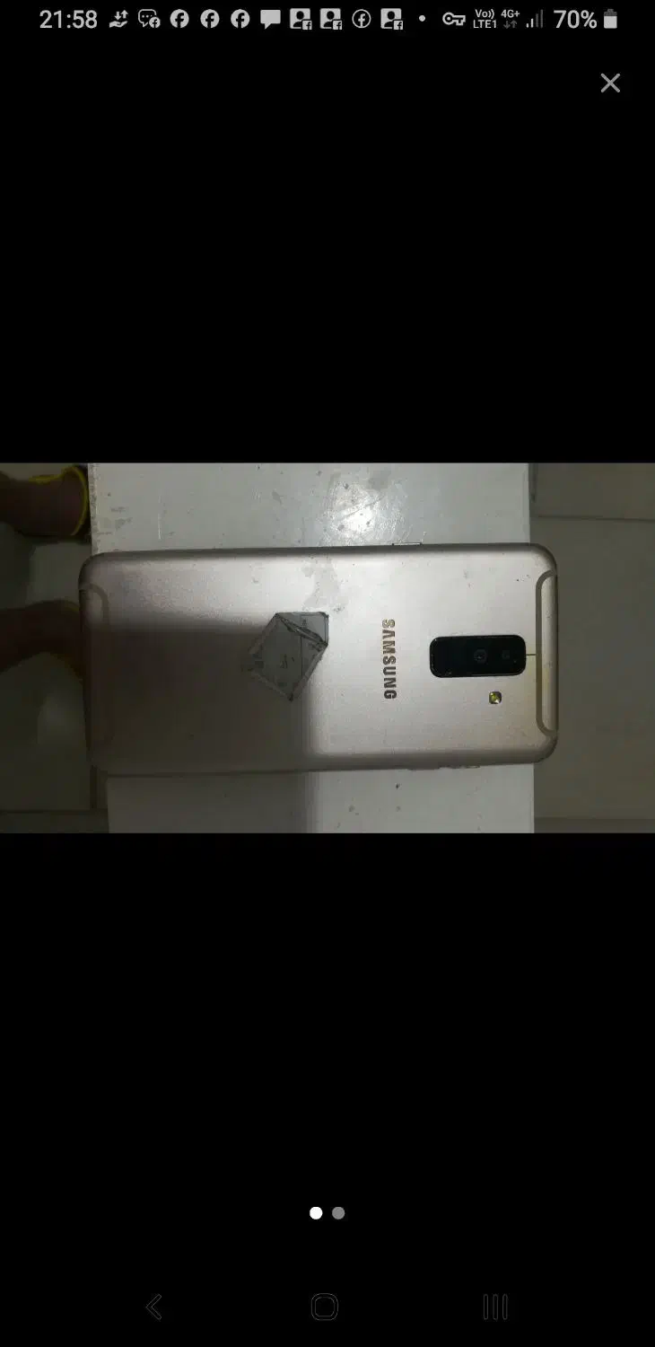 گوشی سامسونگ A6 plus|موبایل|شاهین‌شهر, برخوار غرب|دیوار