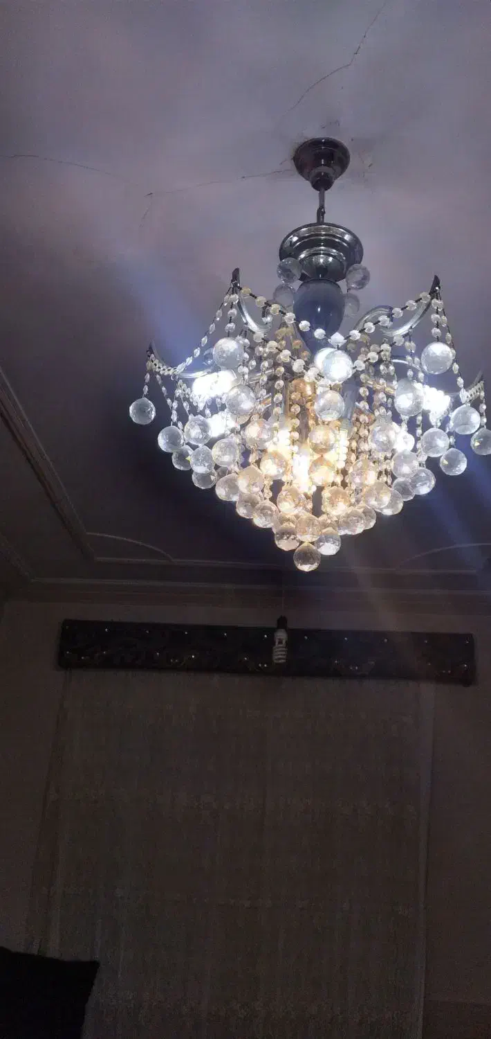 ۲ عدد لوستر|لوستر و چراغ آویز|گرگان, |دیوار