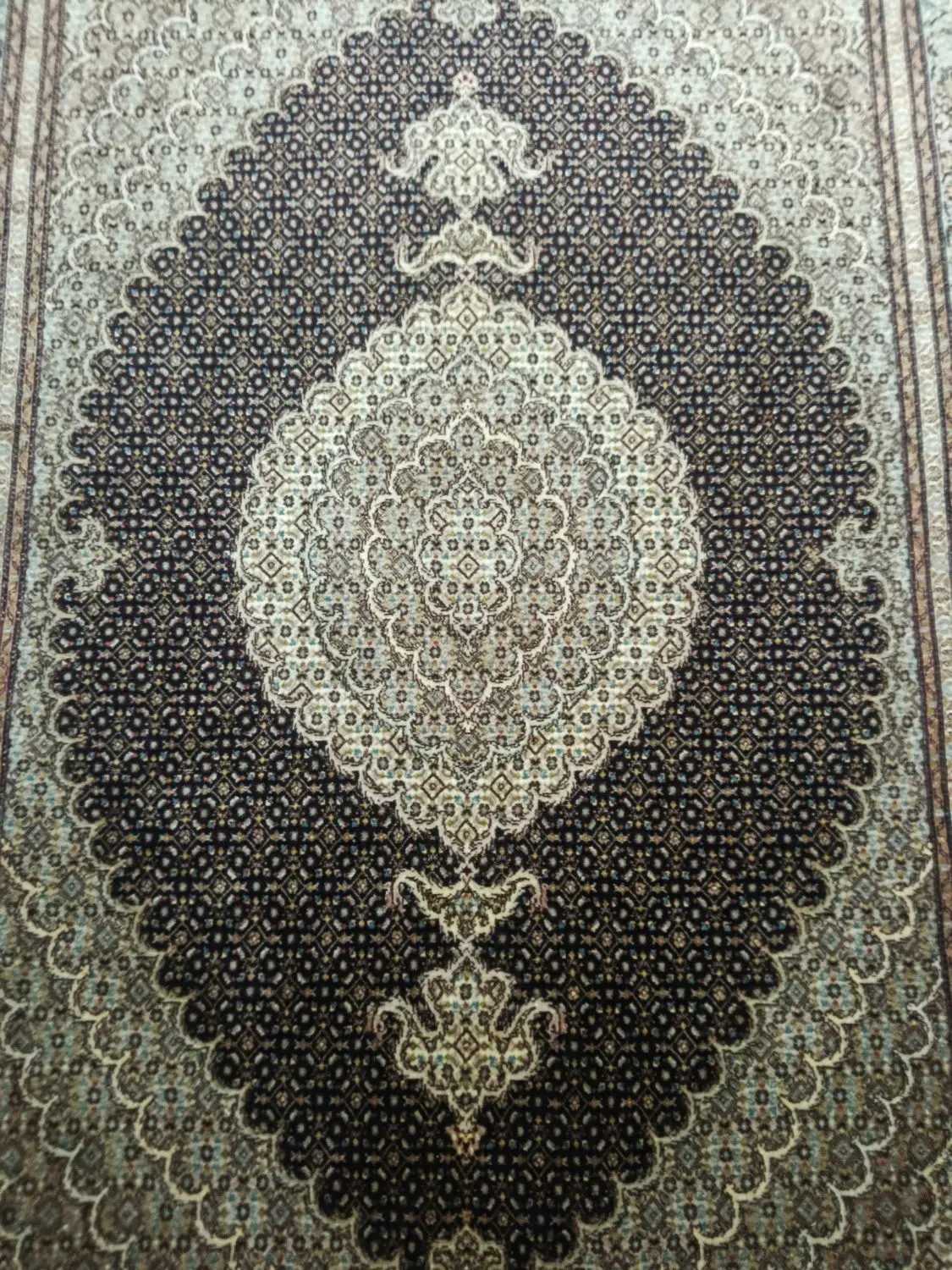 قالیچه دستبافت ماهی تبریز ۵۰ رج در حدنو|فرش|تهران, آهنگ|دیوار