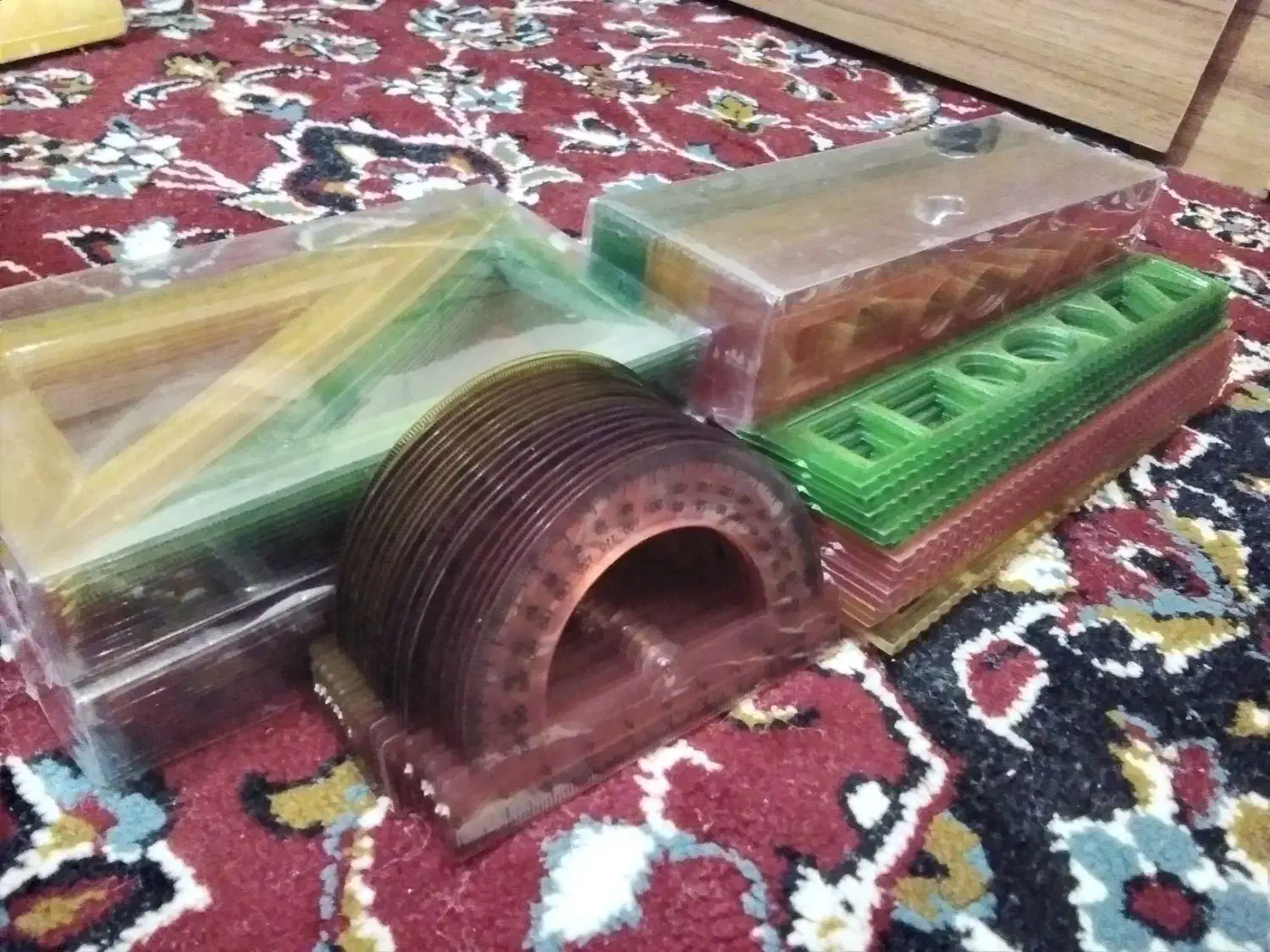 خط کش و گونیا و نقاله ژلهای|لوازم التحریر|گرگان, |دیوار