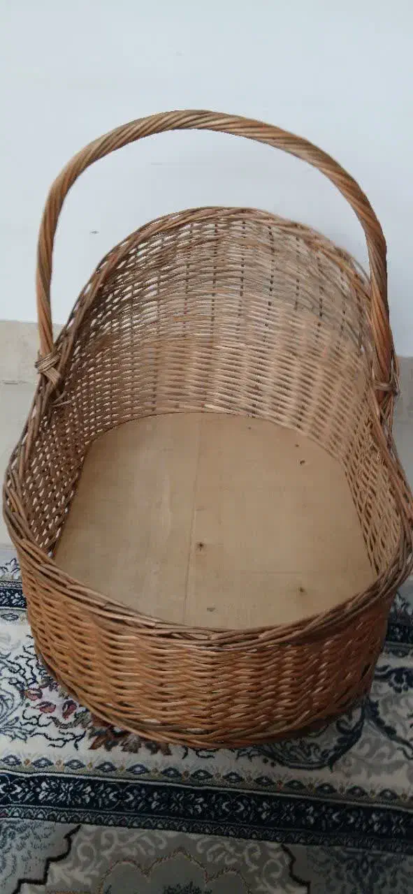 سبد حمل نوزاد گهواره حصیری|اسباب و اثاث بچه|قم, آذر (نکویی)|دیوار