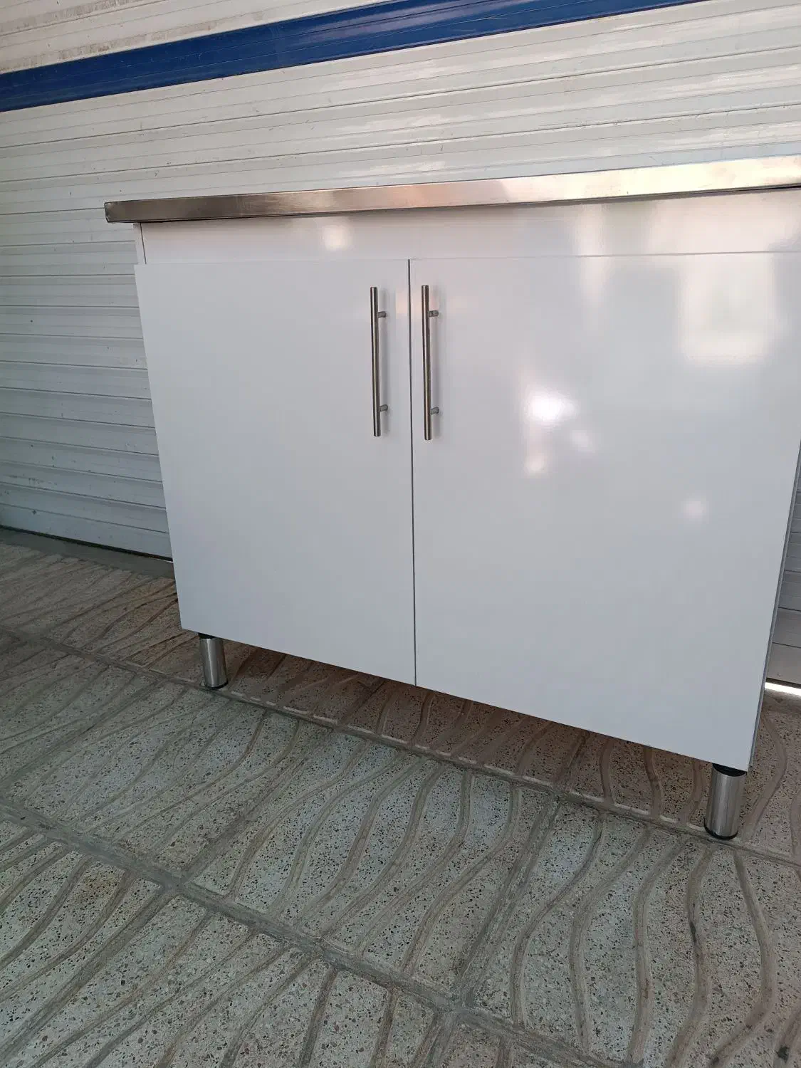 سینک ظرفشویی با کابینت ام دی اف 100×50|مصالح و تجهیزات ساختمان|شیراز, شهرک کوشکک|دیوار