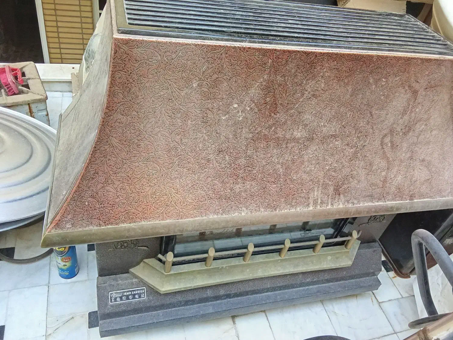 بخاری شومینه ای ایران شرق مدل 180|بخاری، هیتر، شومینه|قم, باغ کرباسی|دیوار