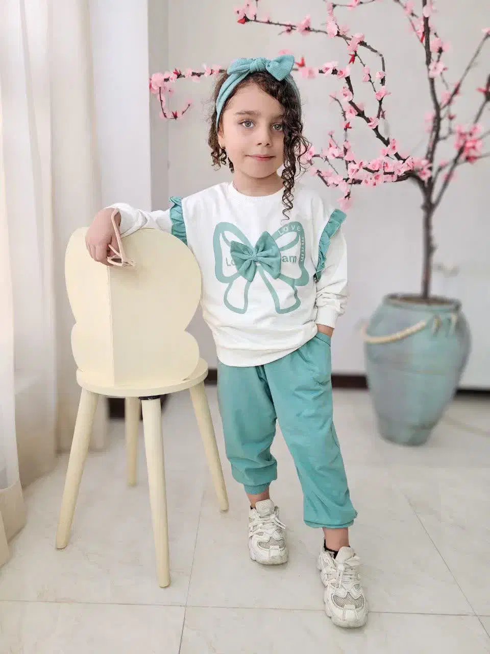 اقساطی/بلوز شلوار پاپیون مجلسی+سیسمونی کامل|کفش و لباس بچه|مشهد, آزادشهر|دیوار