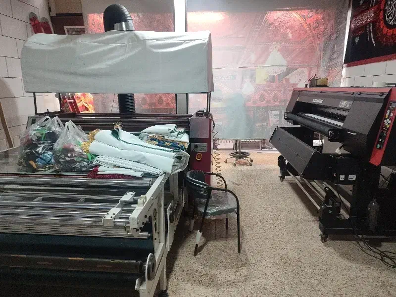 چاپخانه پارچه (چاپ روی انواع پارچه )(فقط همکار)|عمده‌فروشی|خمینی‌شهر, |دیوار
