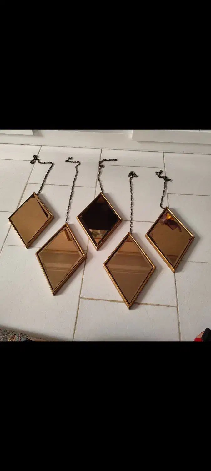 آینه تزیینی ۵ تکه|آینه|رشت, منظریه|دیوار