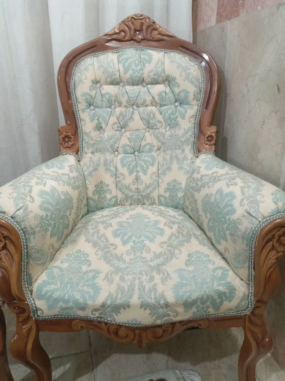 مبل سلطنتی ۷ نفره|مبلمان خانگی و میز عسلی|مشهد, شهرک ابوذر|دیوار