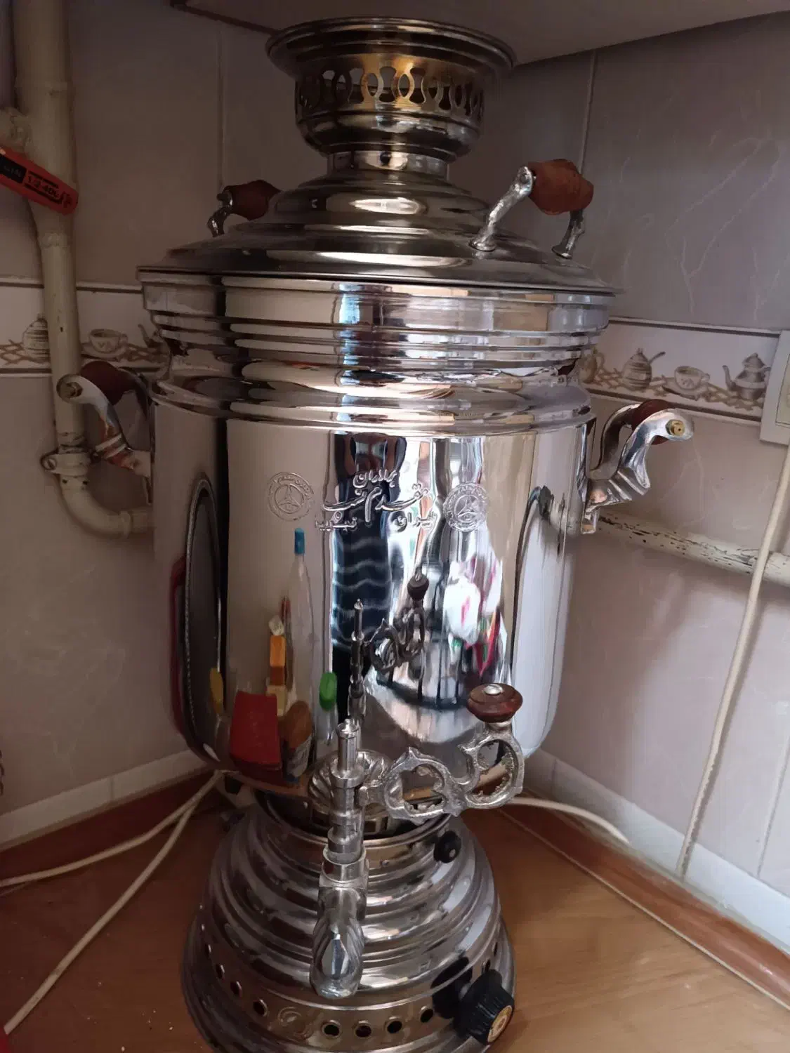 سماورقدیمی نو|قوری، کتری، قهوهساز دستی|تبریز, |دیوار