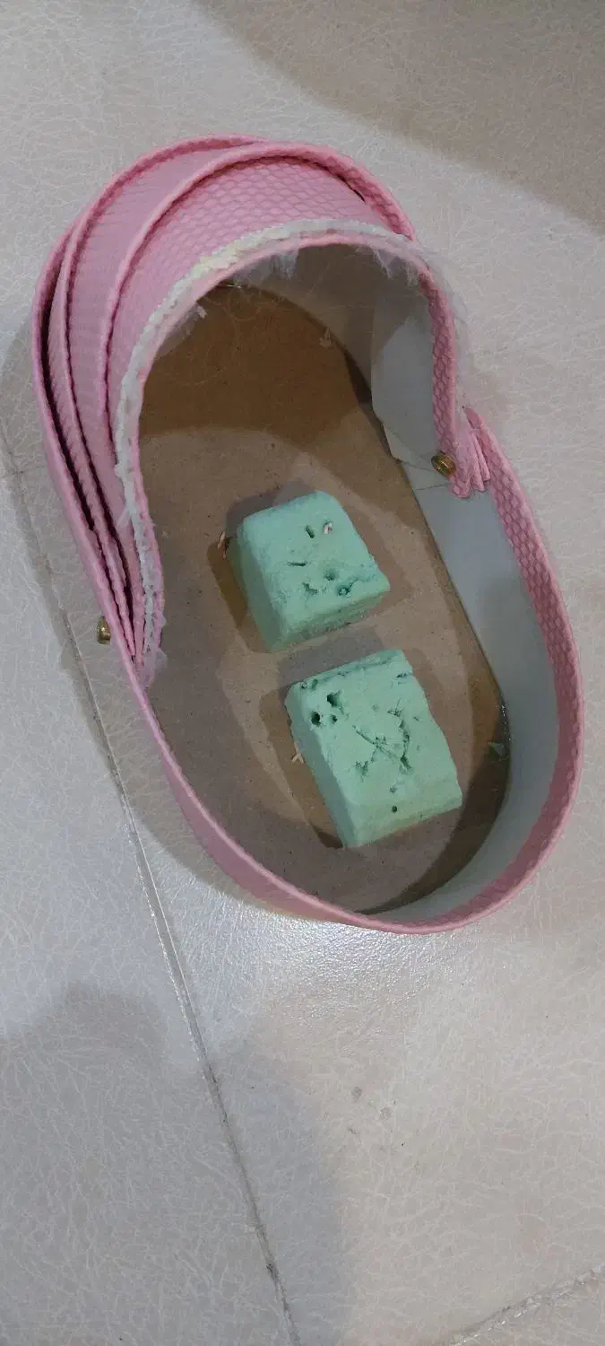 باکس گل طرح گهواره نوزاد|گل مصنوعی|قم, چهار امامزاده|دیوار