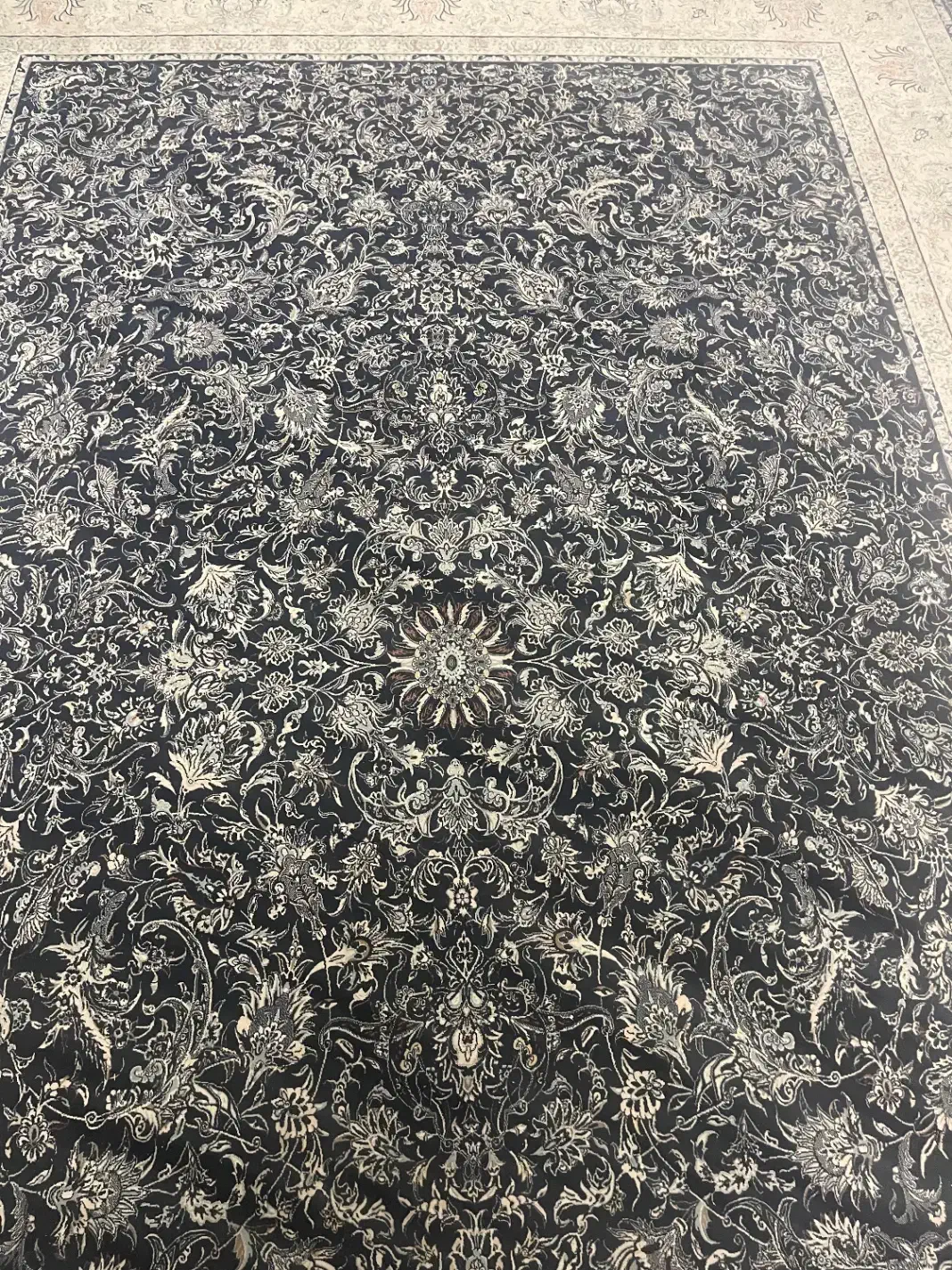 فرش شش متری|فرش|شیراز, باغ تخت|دیوار