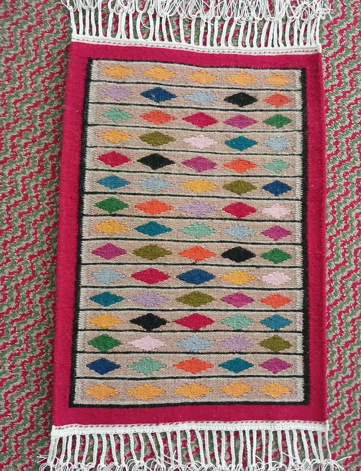 گلیم دست بافت|گلیم، جاجیم، گبه|اصفهان, مارچین|دیوار