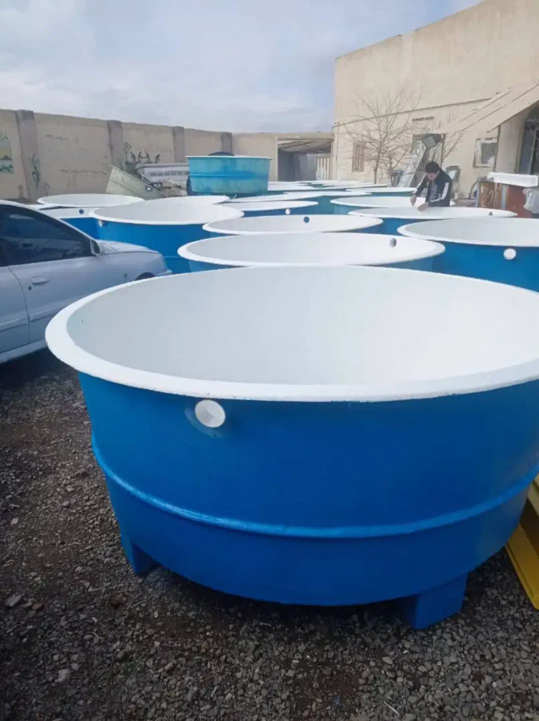 وان پرورش ماهی فایبرگلاس|عمدهفروشی|محمدیه-قزوین, |دیوار