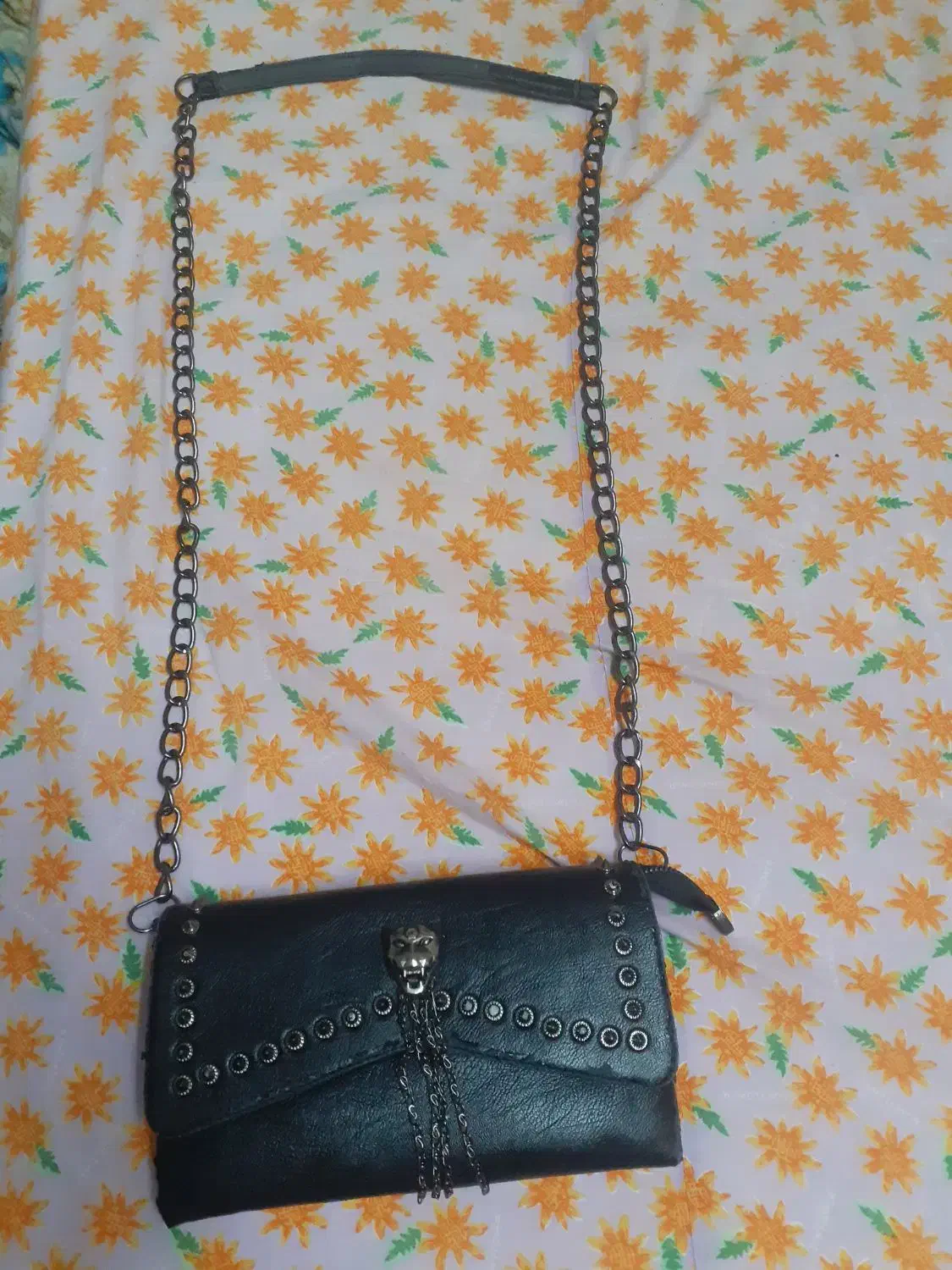 کیف مشکی بندزنجیری|کیف، کفش، کمربند|گنبد کاووس, |دیوار