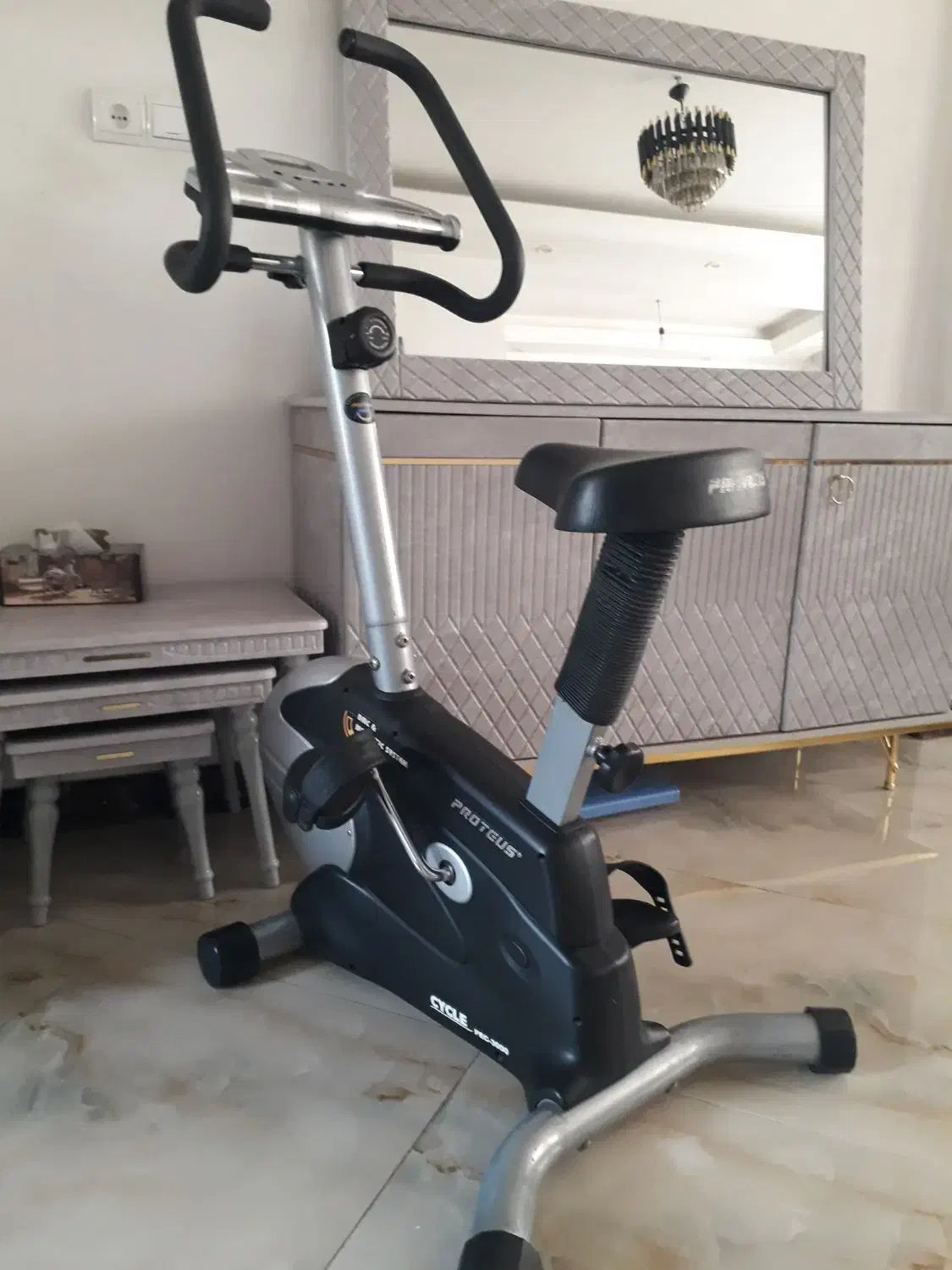 دوچرخه ثابت ورزشی درحد نو اصل تایوان|تجهیزات ورزشی|ری, دیلمان|دیوار