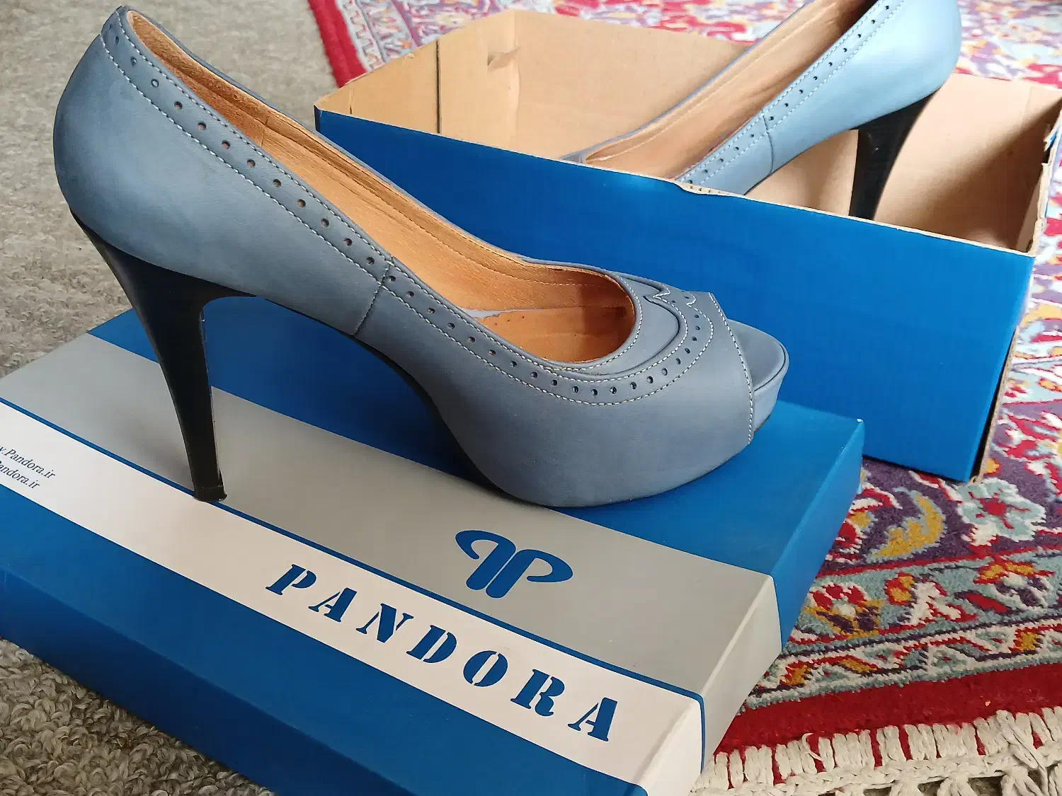 کفش پاشنه بلند چرم پاندورا|کیف، کفش، کمربند|تهران, شهرآرا|دیوار