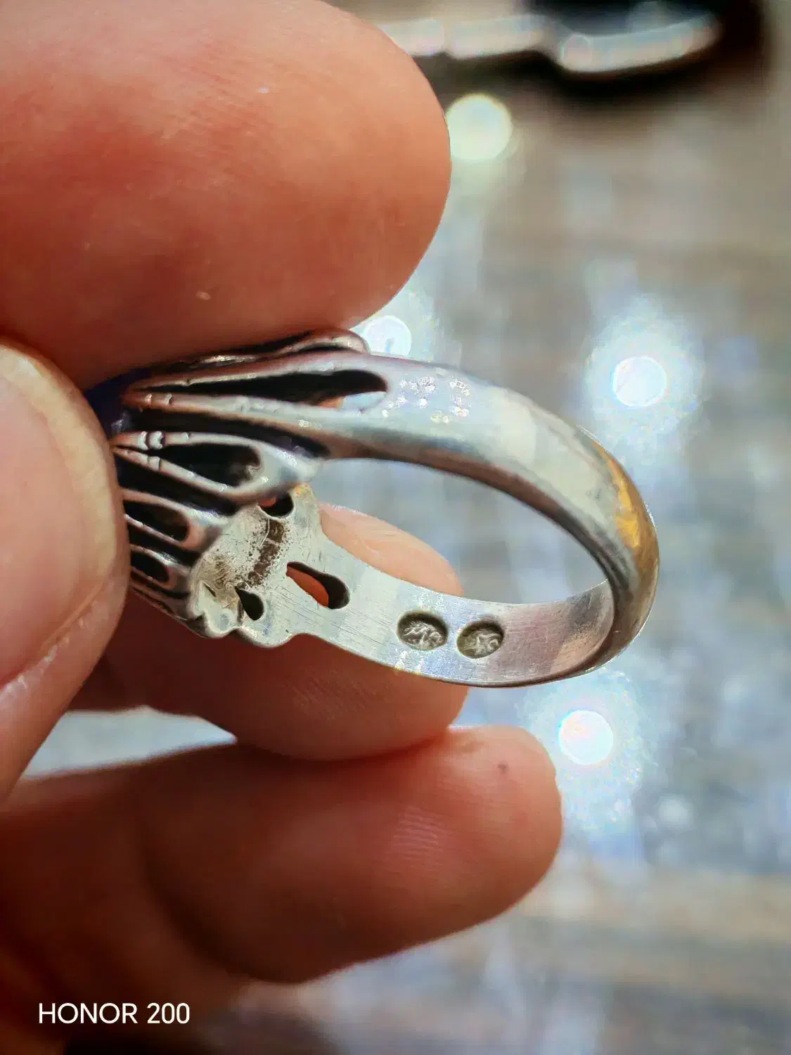 انگشتر یاقوت کبود برمه رکاب استاد کرد تهران|جواهرات|بجنورد, |دیوار