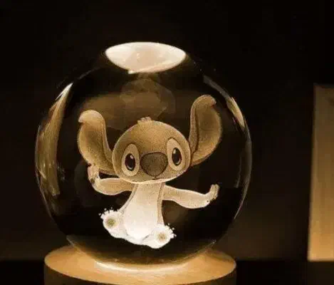 گوی کریستال آباژور شخصیت کارتونی استیج|چراغ خواب و آباژور|فردیس, قریشی|دیوار