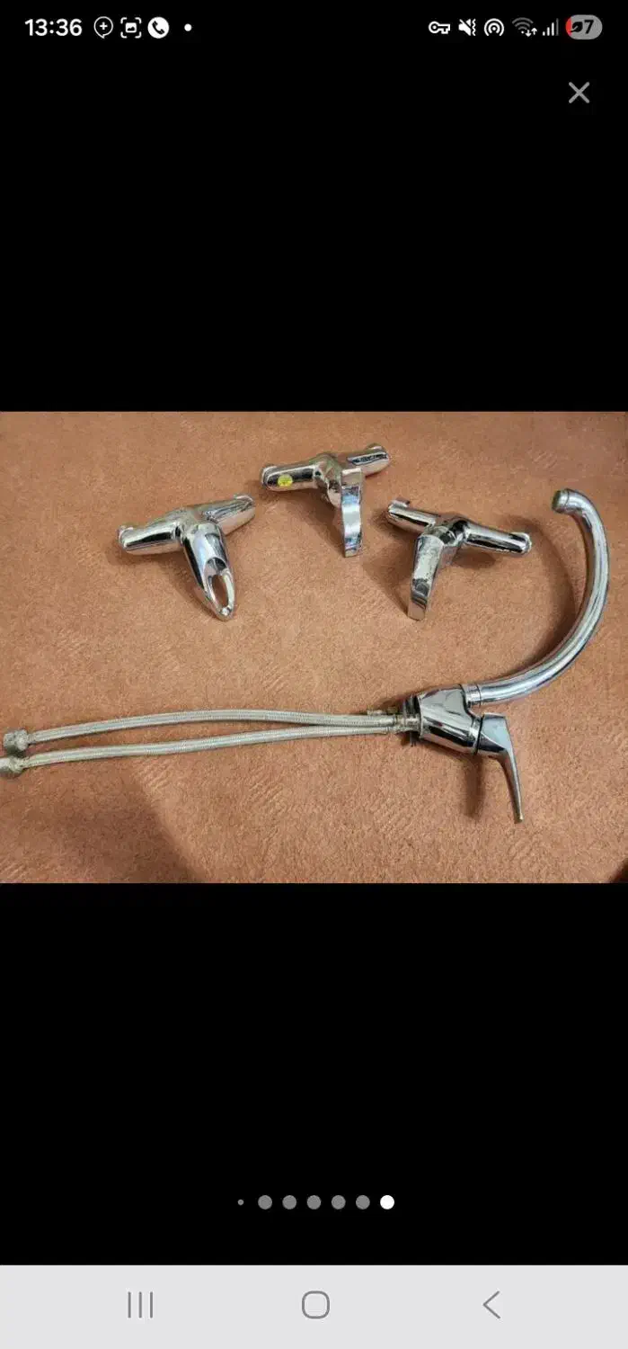 شیرآلات دستشویی و ظرفشویی ارزان قیمت|لوازم سرویس بهداشتی|زنجان, |دیوار