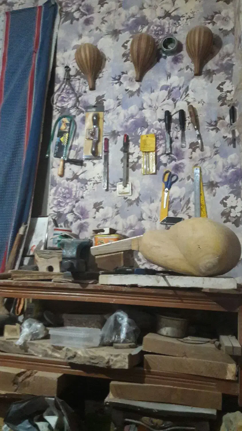 ساخت تعمیر ورگلاژ تار و سه تار|سازهای سنتی|مشهد, آزادشهر|دیوار