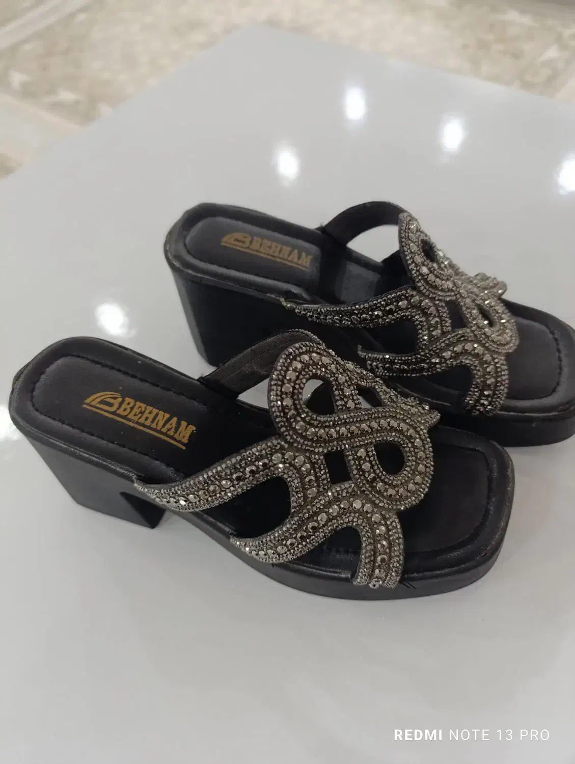 کفش دمپایی مجلسی زنانه در حد نو|کیف، کفش، کمربند|ارومیه, |دیوار