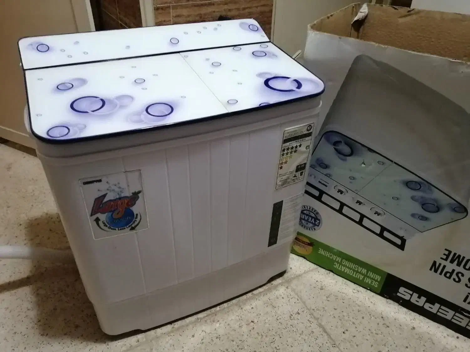 لباسشویی و کهنه شور دو قلو جیپاس 3.5 کیلویی|ماشین لباسشویی و خشک‌کن لباس|اصفهان, خلجا|دیوار