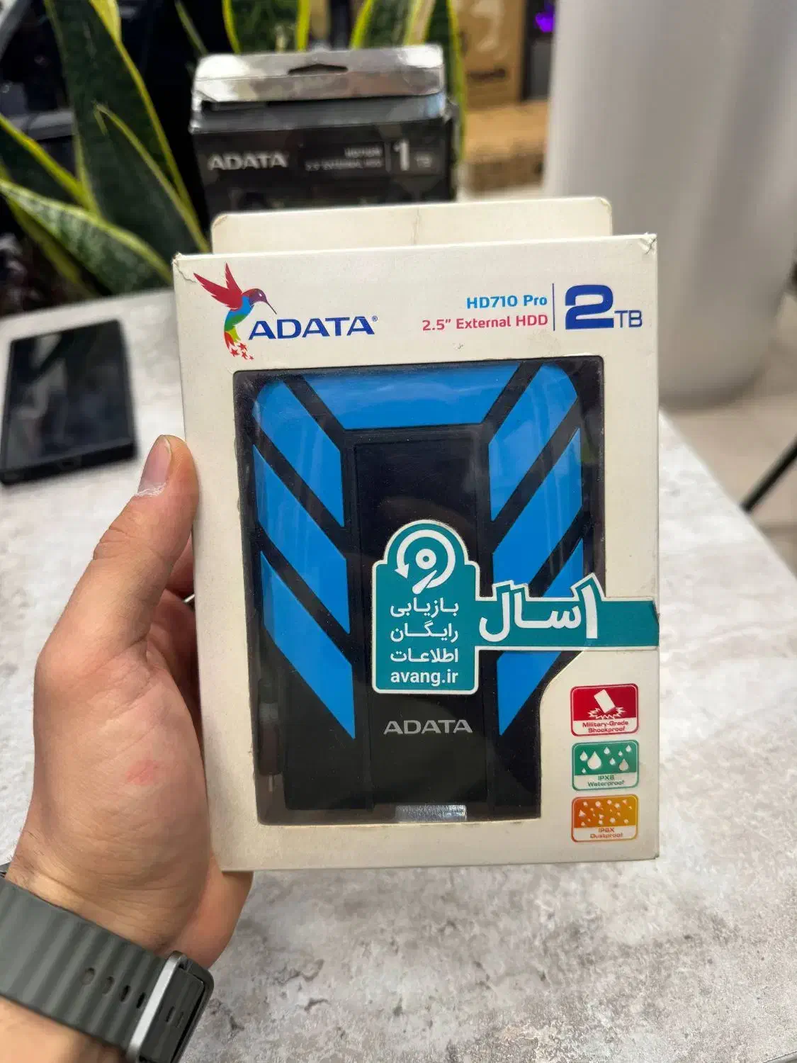 هارد  ۲ترا ادیتا  قابل حمل ضد شوک|قطعات و لوازم جانبی رایانه|رفسنجان, |دیوار