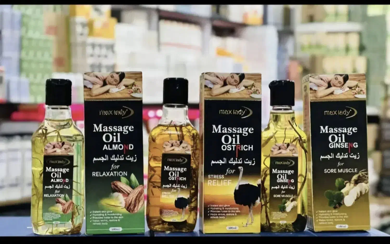 روغن ماساژ تخصصی Max lady حجم دهنده زیبایی لاغری|آرایشی، بهداشتی، درمانی|قم, باغ شازده|دیوار