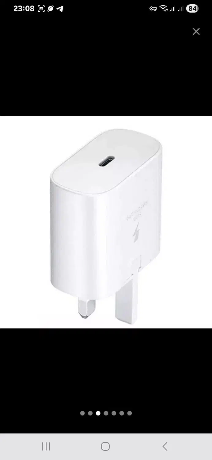 شارژر سامسونگ ۲۵ وات اورجینال به شرط|لوازم جانبی موبایل و تبلت|کرج, شهرک بهداری|دیوار