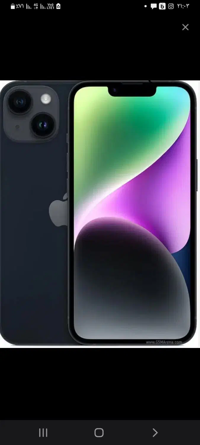 آیفون 14 نرمال 128 ch|موبایل|اسلام‌شهر, شهرک سعیدیه|دیوار