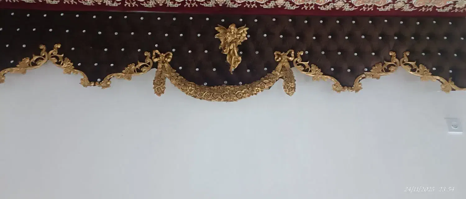 کتیبه پرده  سالم و زیبا|پرده، رانر، رومیزی|مشهد, خواجه ربیع|دیوار