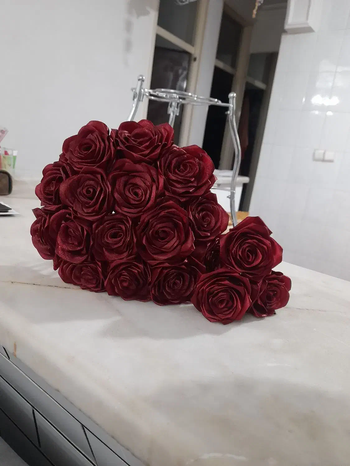 گل ربانی|گل و گیاه طبیعی|ساوه, |دیوار