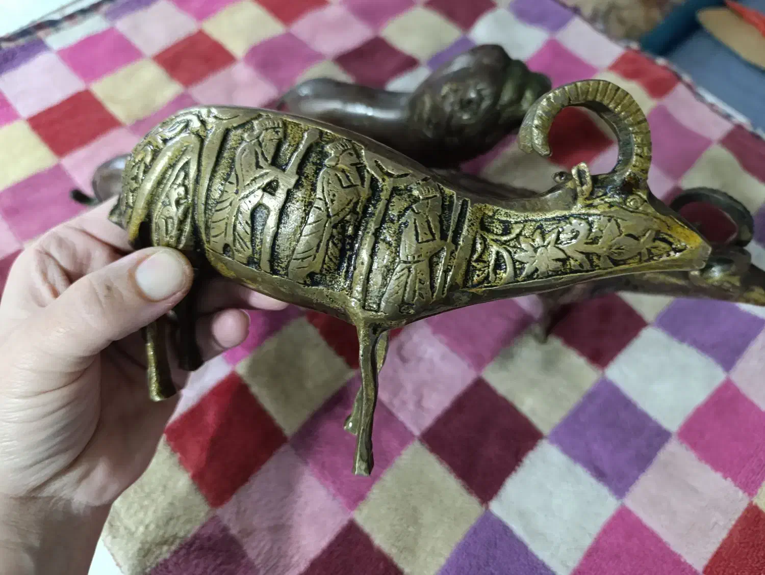 ۴ عدد مجسمه برنجی|مجسمه، تندیس، ماکت|اهواز, سیصد دستگاه|دیوار