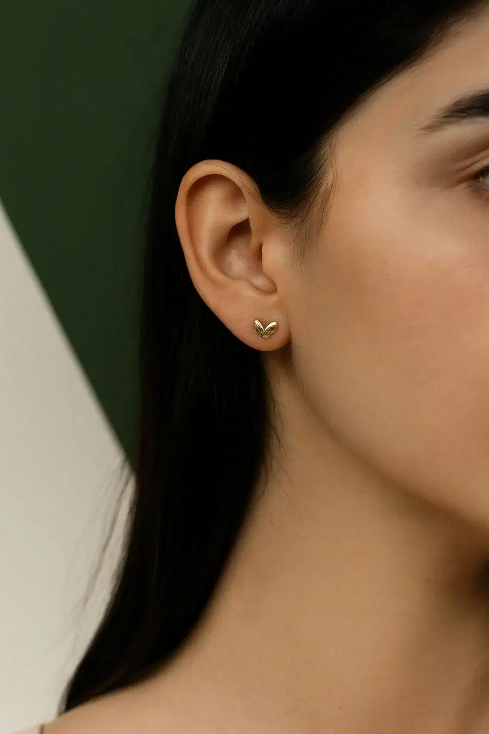 گوشواره طلا طرح قلب مینیمال مناسب هدیه|جواهرات|تهران, منیریه|دیوار